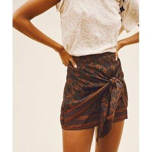 Free People Imogen Sarong Skirt